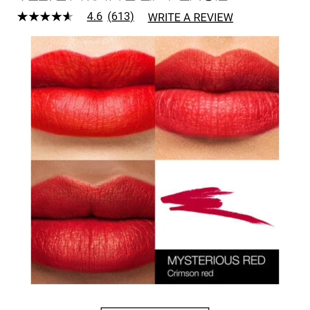 NARS Velvet Matte Lip Pencil Mysterious Red NEW
